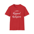 Ripped Religion T-Shirt — Script Graphic Tee