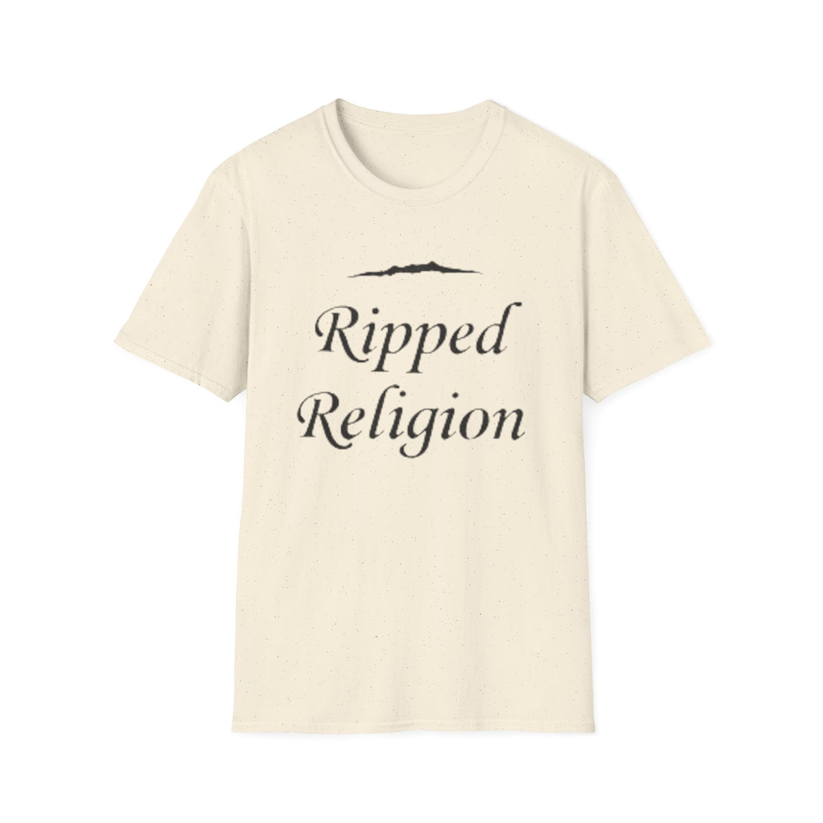 Ripped Religion T-Shirt — Script Graphic Tee